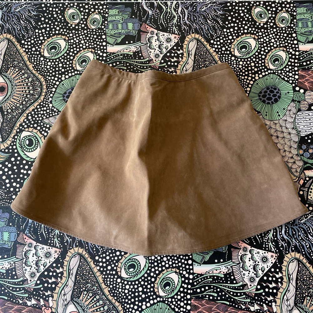 Free people faux sued skort